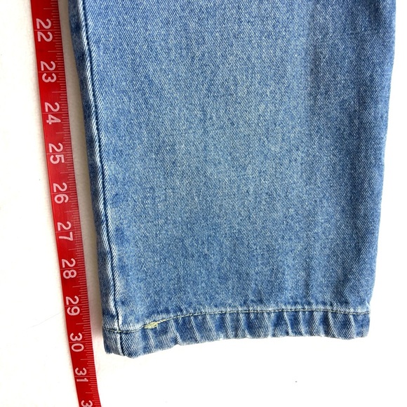 Vintage Rafaella 90’s Med Wash Highrise Pleated Tapered “Mom” Ankle Jeans (12) - Picture 15 of 15